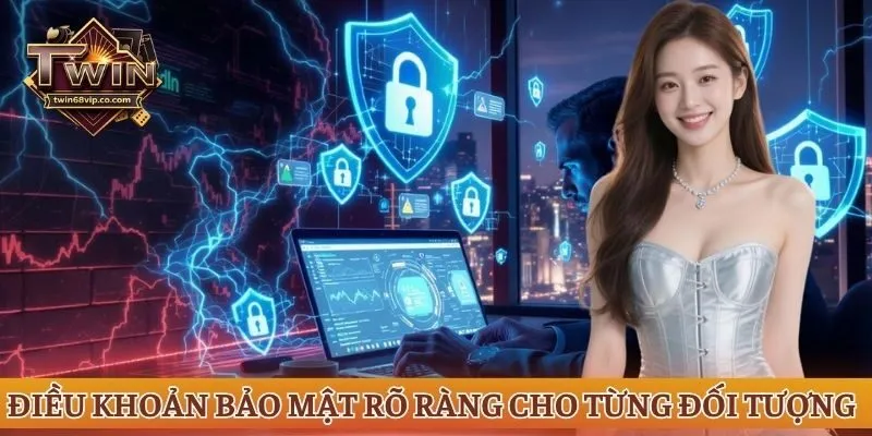 Điều khoản bảo mật rõ ràng cho từng đối tượng